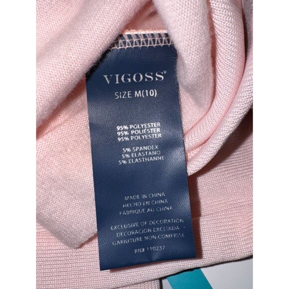 Girls 2-Piece Top & Joggers Set With Unicorn & Rainbow Print By Vigoss Size M - Picture 3 of 3